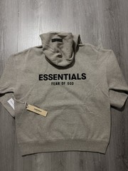 Fear of God Essentials Hoodie Dark Oatmeal – Authentic New size S