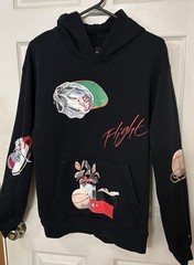Jordan Artist Series Flight World Tour Hoodie Small Black Jacob Rochester