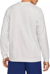 Nike Sweatshirt Mens Medium Gray Heavy Weights Dri-FIT Fleece Pullover Crewneck