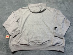 NEW Disney Peace Sign Hoodie Adult 2XL Gray Mickey Mouse Glove WDW Embroidered