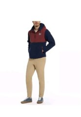 HURLEY Men’s Sherpa Anorak Half Zip Pullover Hoodie, Size Large, Obsidian NWT