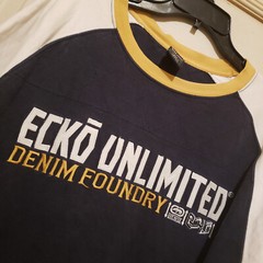 Ecko Unltd Sweatshirt Mens 3XL Pullover Jumper Hip Hop Y2K Rhino Logo Sweater