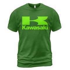 KAWASAKI LOGO RACING Multicolor Unisex T-Shirt Size S-5XL