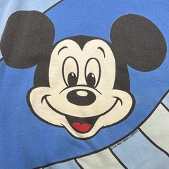 Rare Vintage 80s 90s Sunday Comics Mickey Mouse Graphic Crewneck Sweatshirt S/M