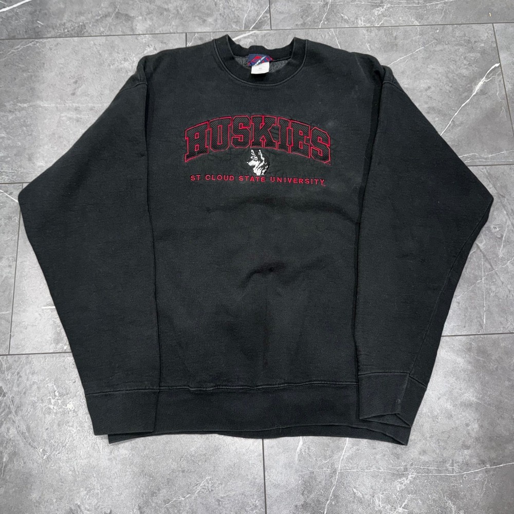 Ackley Moods St Cloud State University Huskies Sweatshirt Black XXL Crewneck