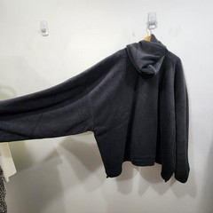 Yeezy Gap Engineered by Balenciaga Polar Fleece Padded Hoodie Black Oversized 2X