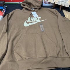 NWT Men’s Regular XXL Nike Sportswear Pullover Hoodie BROWN TAN sweatshirt New