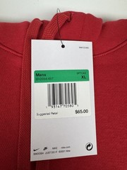 Nike Sportswear Club Fleece Pullover Hoodie University Red BV2654-657 Size XL