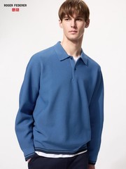 UNIQLO x ROGER FEDERER Machine-washable 3D-knit polo shirt NWT 483959 XS-XXL