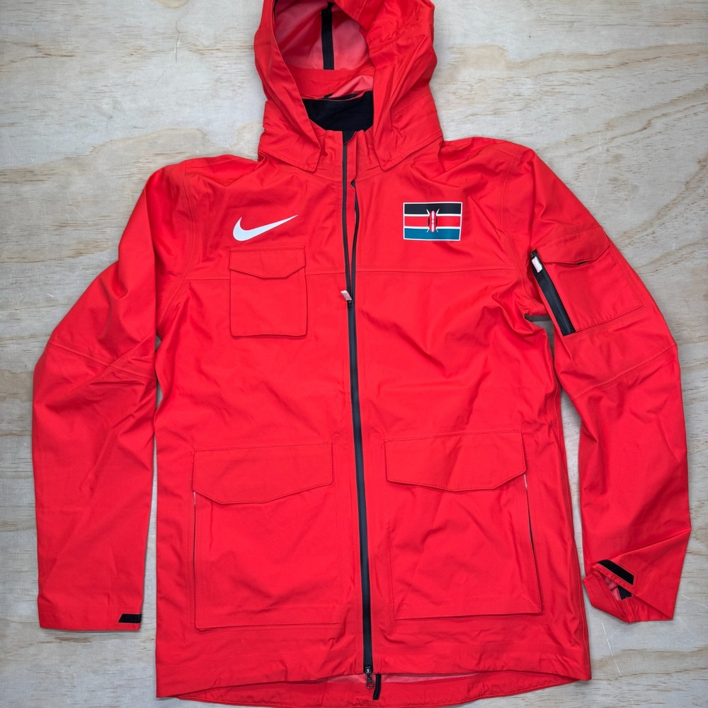 NWOT Nike Elite Kenya Team Issued Storm-Fit ADV Red Jacket 3XL TALL CI8885-602