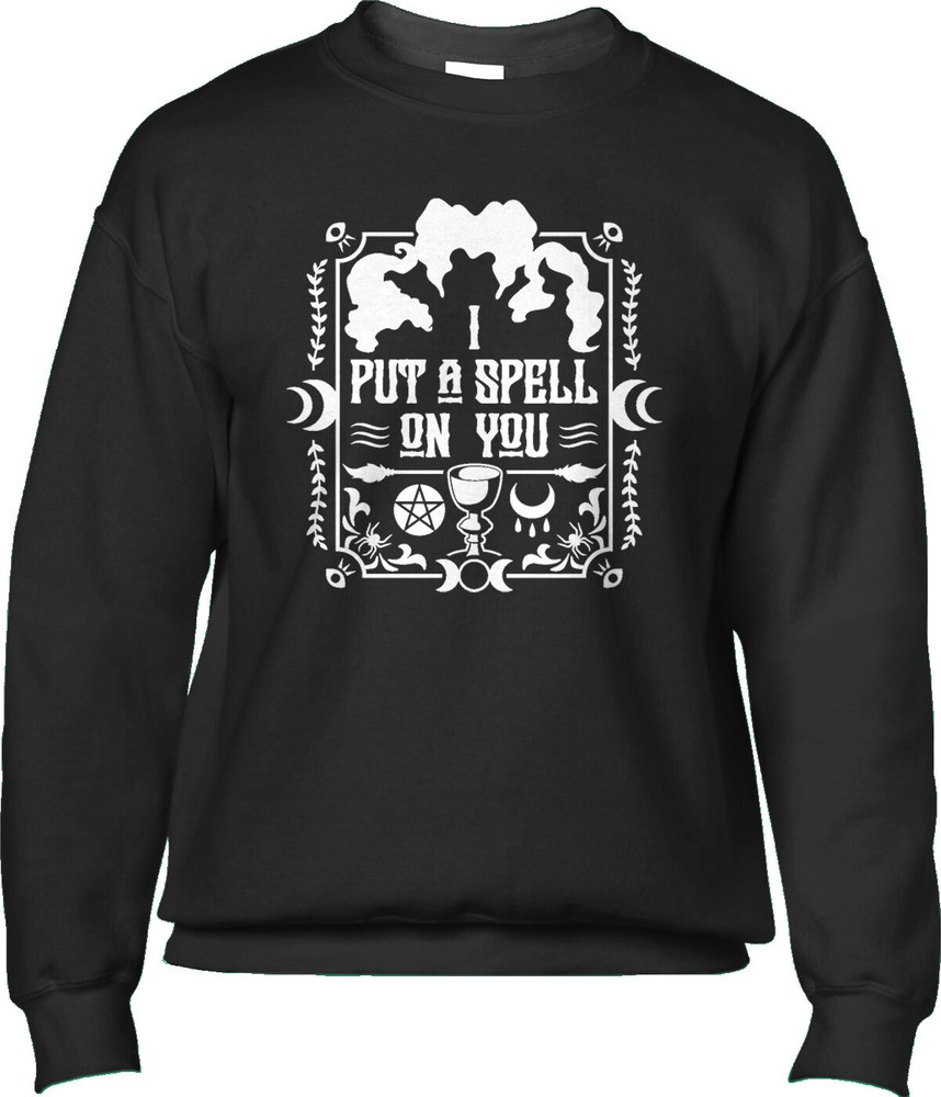 Put A Spell Halloween Sanderson Witches Trick Or Treat Costume Mens Sweatshirt