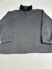 Outdoor Urban Terrain 100% Polyester Size Medium 1/4 Zip Pullover Fleece Gray