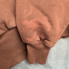 Yeezy x GAP Padded Cotton Brown Hoodie Size XS Pocket Heavyweight