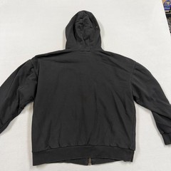 Dickies Hoodie Mens XL Black Fleece Full Zip Thermal Lined Sweatshirt Work