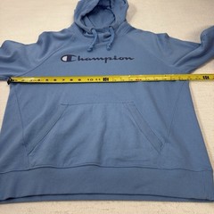 Champion Hoodie Sweatshirt Pullover Blue Mens M Athletic EXCELLENT cond.
