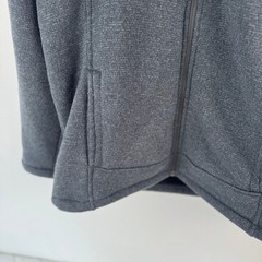 Rugged Elements Mens Fleece Lined Hoodie Charcoal Gray Full Zip Jacket Size M
