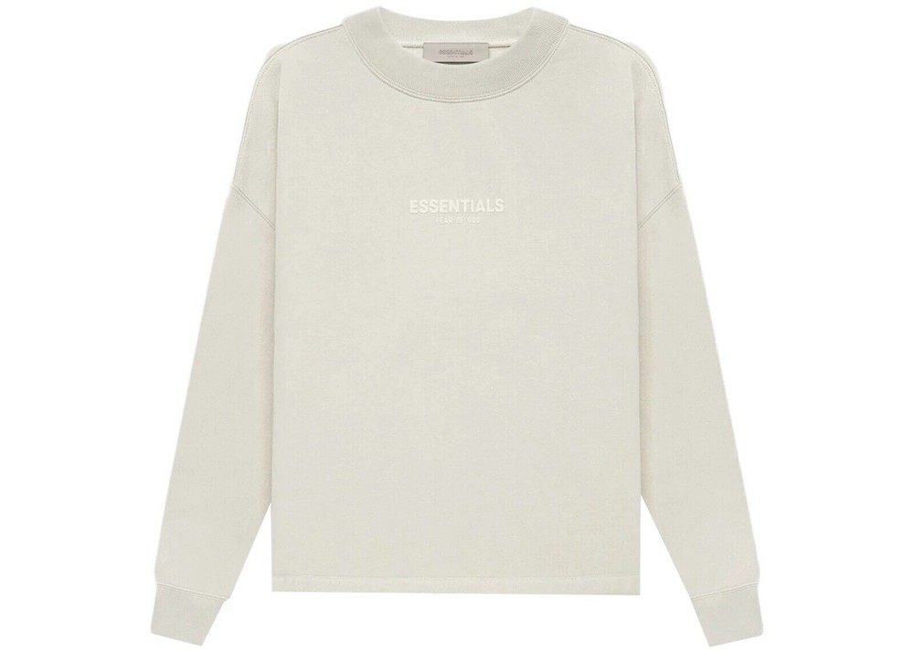 Fear of God Essentials Mens Relaxed Crewneck Wheat Sz Small