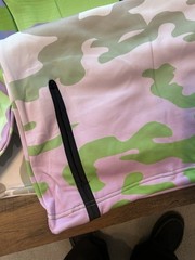 CREATE 2MRW Men’s Size Small (S) Lime Camouflage Pullover Sweatshirt Crewneck