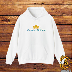 Vietnam Airlines Logo Hoodie Gift Mens Sweatshirt Graphic Pullover S-5XL