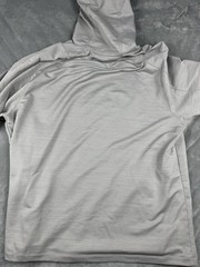 Rhone Luxe Knit Hoodie XL Short Sleeve Sweatshirt Heather Gray Men’s
