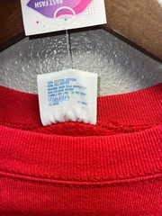 Vintage Cursillo Sweatshirt Tultex Mens Red Graphic Crewneck XL Cotton 90s VTG
