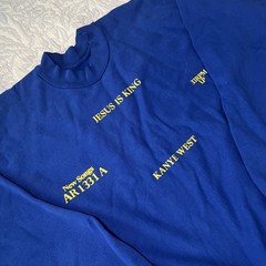 Rare Kanye West Yeezy Jesus Is King Vinyl Crewneck Sweatshirt (OFFICIAL MERCH)