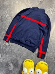 Vivienne Westwood Orb Logo Red Stripe Zip Up Hoodie