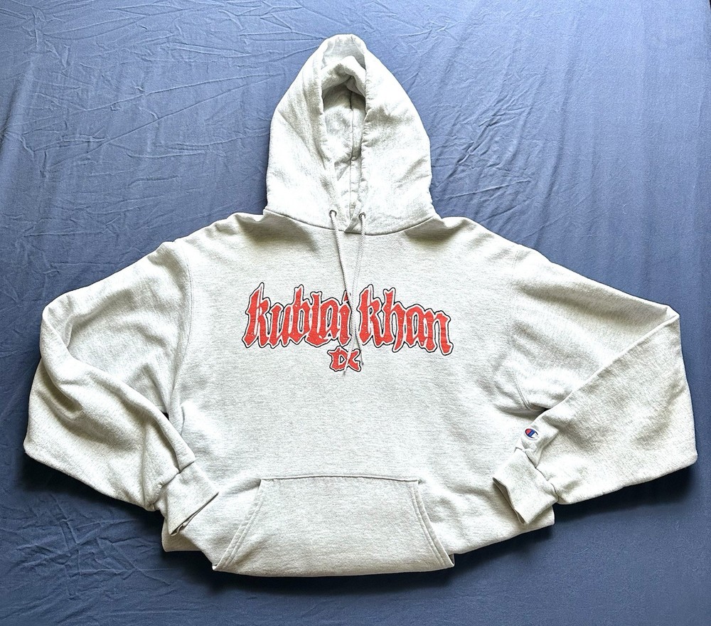 Kublai Khan TX Men’s Gray Pullover Hoodie L “Loyal To None” 2022 RARE TOUR MERCH