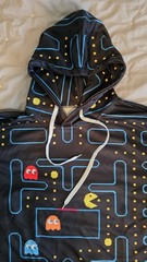 Pac-Man Hoodie Medium 100% Polyester New Without Tags Retro Gamer Style