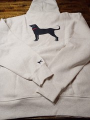 Mens The Black Dog HOMEPORT Classic Heavyweight Hoodie Sweatshirt Sz 3XL Oatmeal
