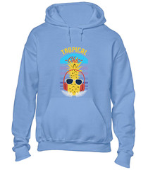 TROPICAL CHIC HOODY HOODIE FUNNY JOKE SUMMER CASUAL HOLIDAY CLOTHING TOP