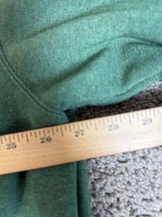 Carhartt Hoodie Mens XL Green Pullover Hooded Lined Pockets Fleece Logo Sleeve