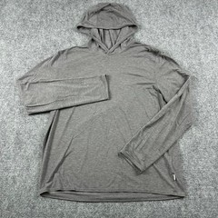 Wellen Seawool Hoodie Men XL Grey Long Sleeve Lightweight Sustainable Sun