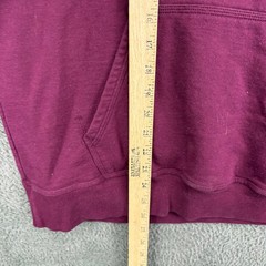 Champion Mens Maroon Graphic Sleeve Logo Hoodie Sweatshirt Large AW965E