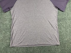 01.ALGO Performance Wick 3/4 Sleeve Shirt Men’s Large Purple Anti Odor Uv SPF 40