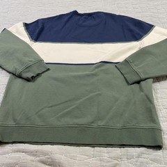 Marine Layer Sweatshirt Mens Large Multicolor Stripe Cloud 9 Fleece Crewneck