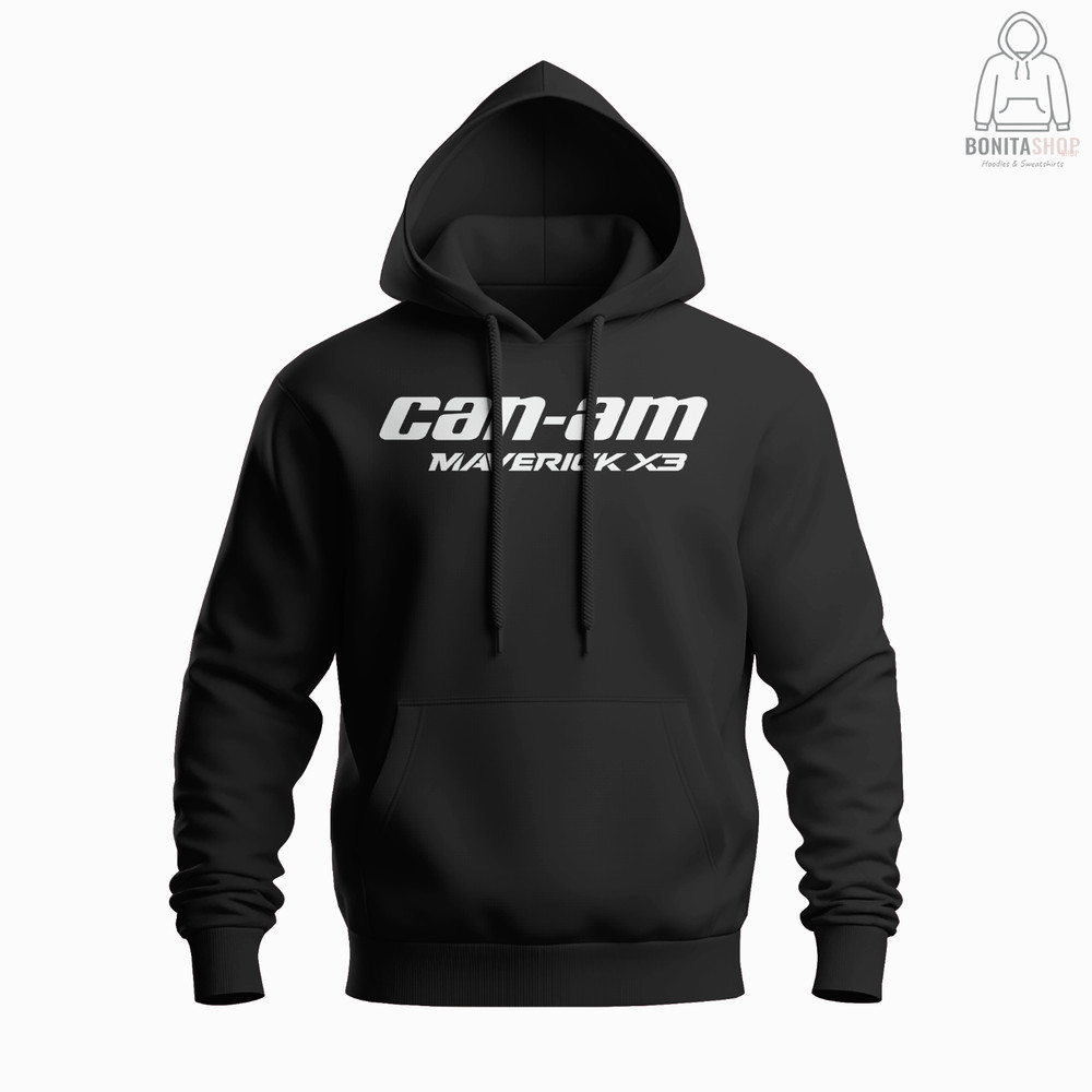 CAN-AM MAVERICK X3 Logo HOODIE Funny Made In USA S-3XL