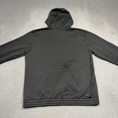 Adidas Team Issue Hoodie Men Large Black Grey Sweatshirt Pullover Fleece HI2906