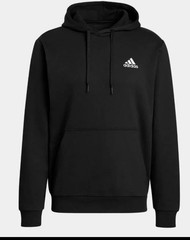 Lot Of 3 Adidas men Essentials Fleece Hoodie Size Small Gray Black Sandstone New