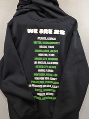 FIFA 2026 FUTBOL SOCCER OFFICIAL LICENSED BLK FLEECE PULLOVER HOODIE XL NWT