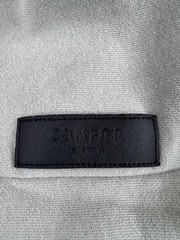 Comfrt Hoodie Mens Large Gray Fleece Pullover Coordinates Graphic Sweatshirt