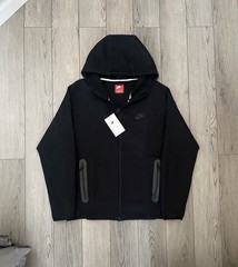 Nike Tech Fleece Full-Zip Hoodie & Joggers Set Black Sizes S-L |FREE SHIPPING|