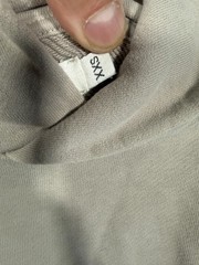 PANGAIA Hoodie Mens XXS Gray Pullover Organic Cotton Minimalist Small Logo Eco