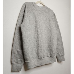 Vintage Raglan Crewneck Sweatshirt Gray 20/20 Sport 2XL Blank 80s 90s