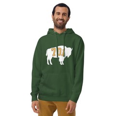 701 North Dakota NDSU Green Unisex Hoodie S,M,L,XL,2X,3X