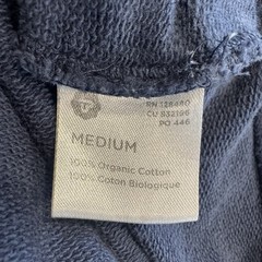 Pact 100% Organic Cotton Sweatshirt Mens M Navy Blue Raglan Crewneck Sustainable