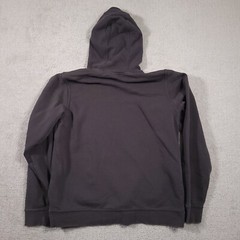 Nike Hoodie Mens Large Gray Hooded Logo Spellout Fleece Sweatshirt Grunge Skater