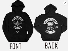 Black Label Society Black Hoodie Double Sided Classic Logo S-5XL