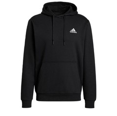 NWT adidas men Essentials Fleece HoodieBlack Sz M