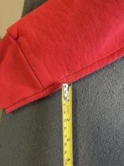 Vintage Russell Athletic Red Zip Up Hoodie XL USMC Embroidered Vietnam Era War